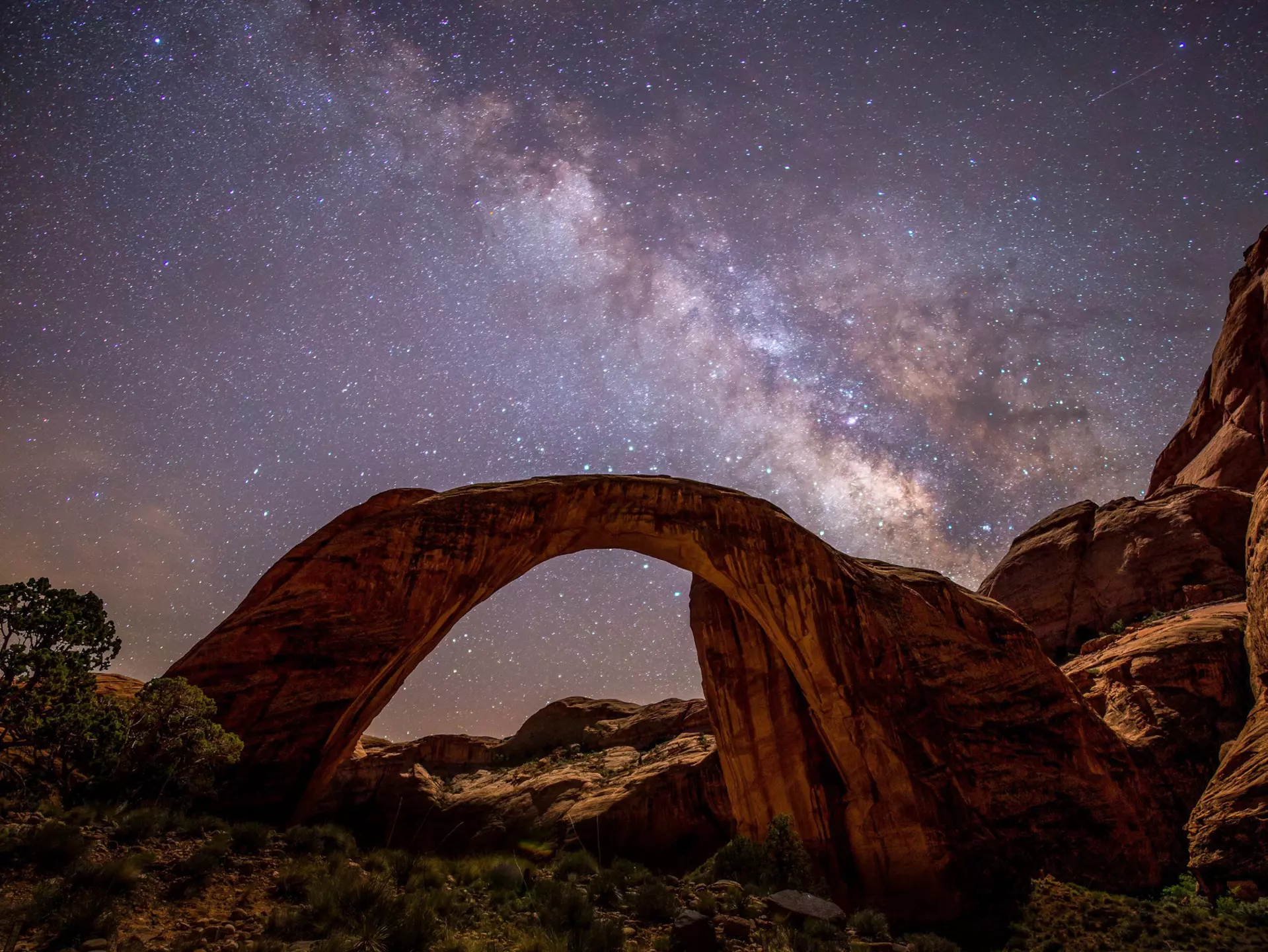 See the Milky Way over Rainbow Bridge National Monument © Ralph Ehoff / Getty Images