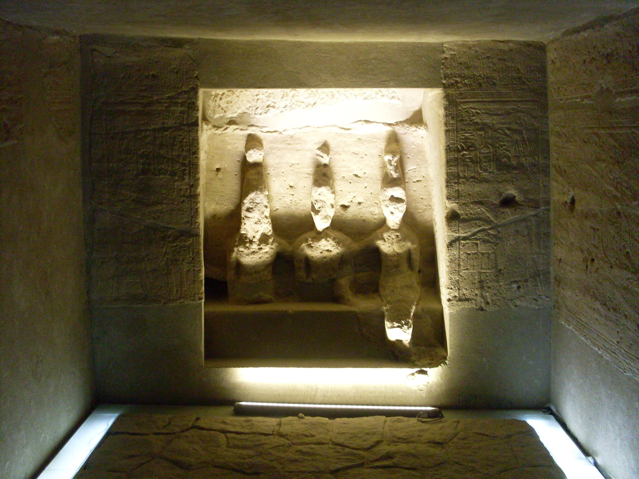 Some exhibits of monuments of Museum of Nubia in aswan egypt