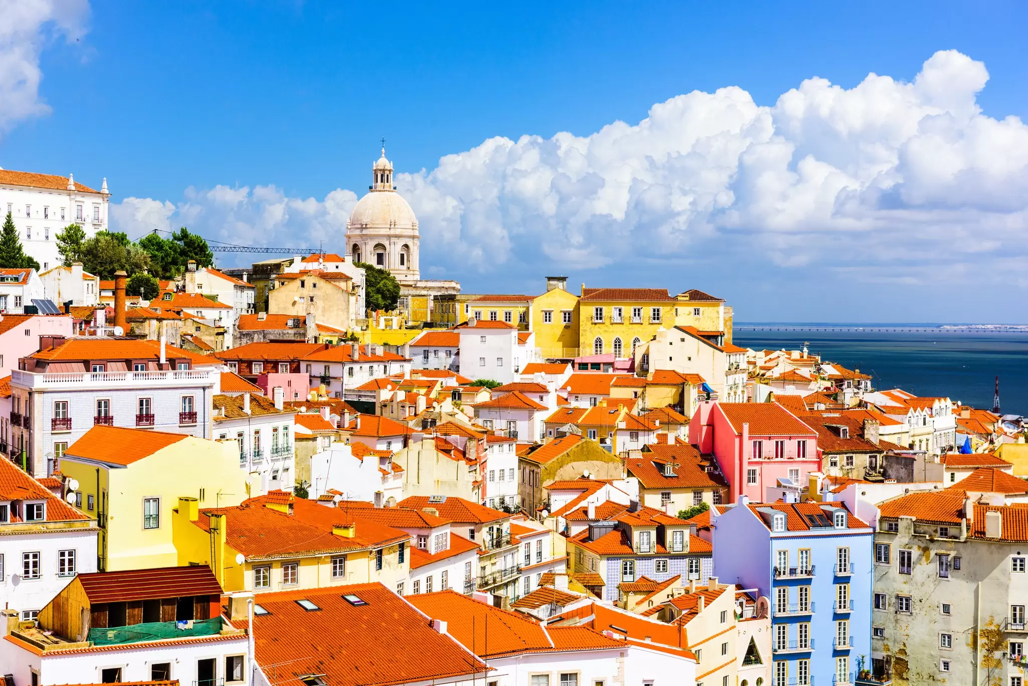 A view over the city of Lisbon, Portugal