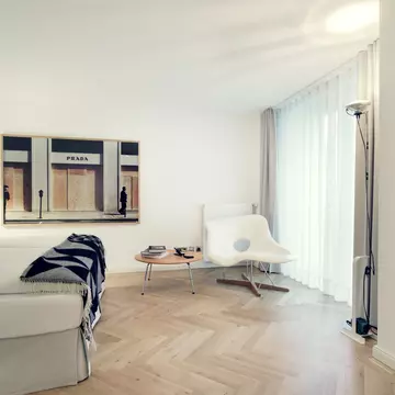 A bedroom at The QVEST Hideaway, Cologne, Germany. Ralph Baiker via The QVEST Hideaway