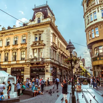 Street life in Knez Mihailova, the heart of Belgrade's Old Town. Kirill Makarov / Shutterstock