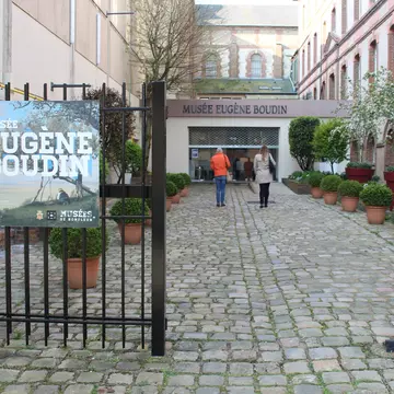 Honfleur, France, April 9th 2019: Eugene Boudin Museum in Honfleur, France; Shutterstock ID 1394741786;