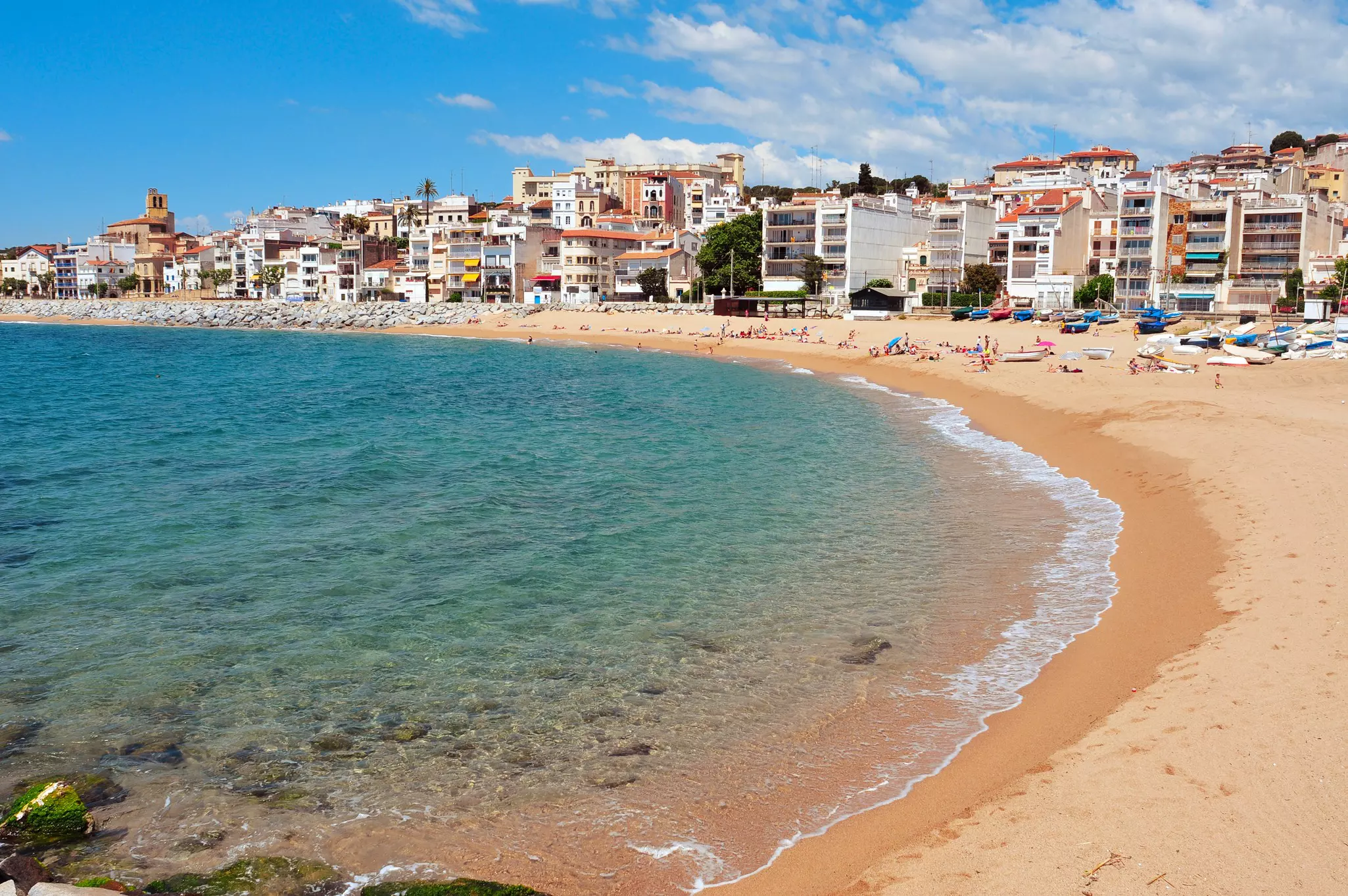 Sant Pol is one of the many beautiful beach towns along the Maresme coast © Shutterstock / nito