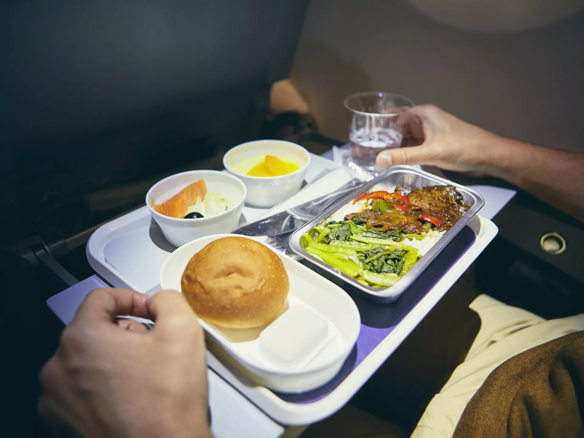 The best of what you can hope for when it comes to airplane food