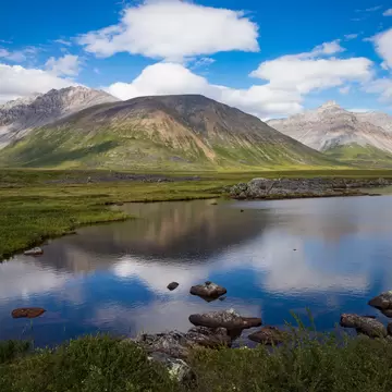 Landscape view of Gates of the Arctic National Park (Alaska), the least visited national park in the United States.; Shutterstock ID 2015296841; purchase_order: 65050; job: ; client: ; other: