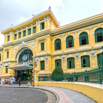 Architecture outside Saigon Central Post Office