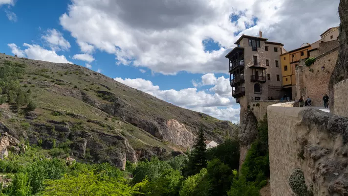Cuenca's most famous attraction, the casas colgadas, jut out precariously over the Río Huécar gorge.