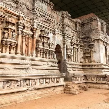 Tivanka (Thivanka) Image House in Polonnaruwa Archaeological Museum, Sri Lanka.