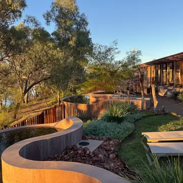 Cunnamulla Hot Springs golden hour. Image credit Sarah Reid.jpg.jpg