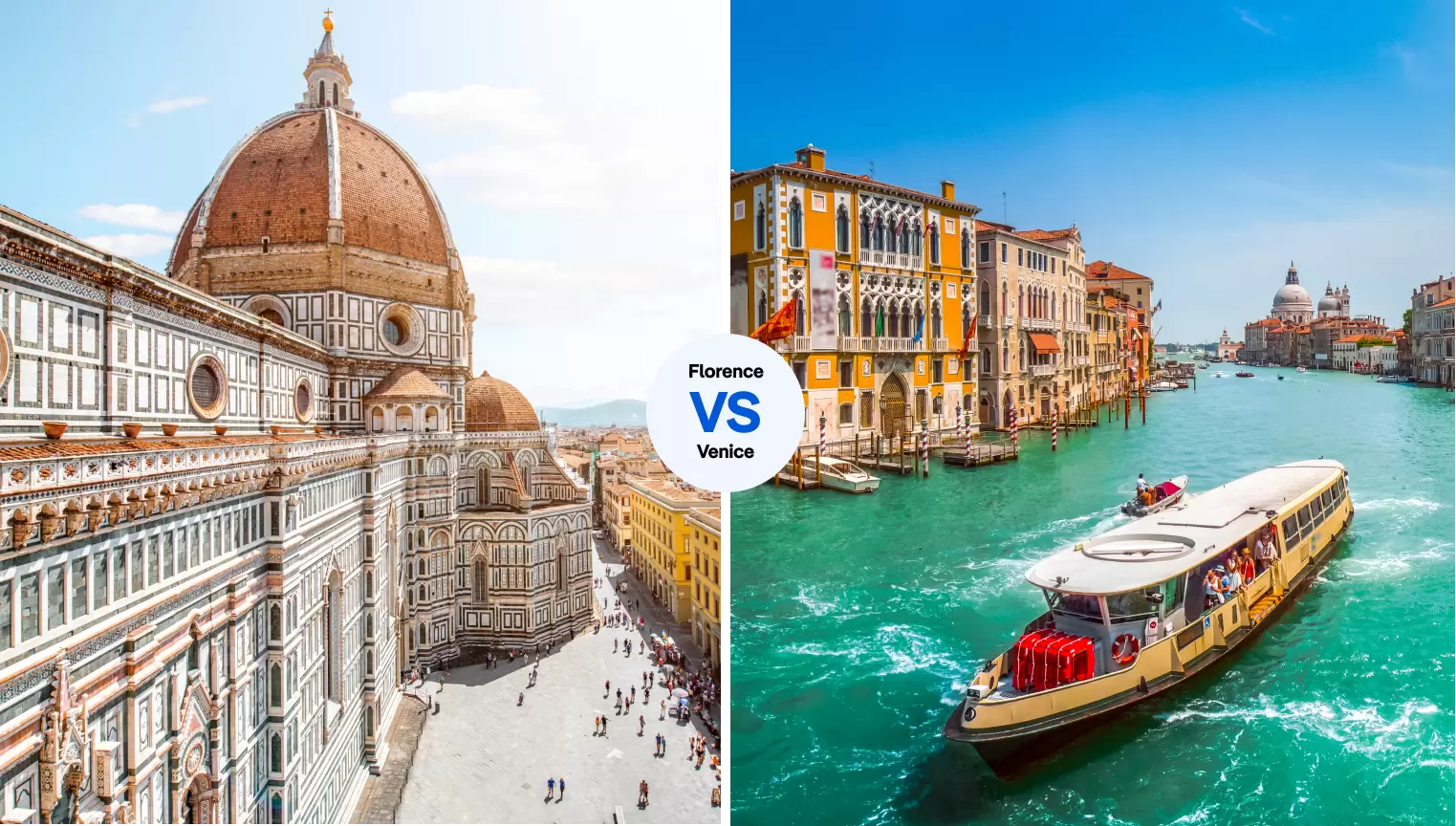 If you could only visit Florence or Venice, which would it be? Our writers can help you decide © iStock