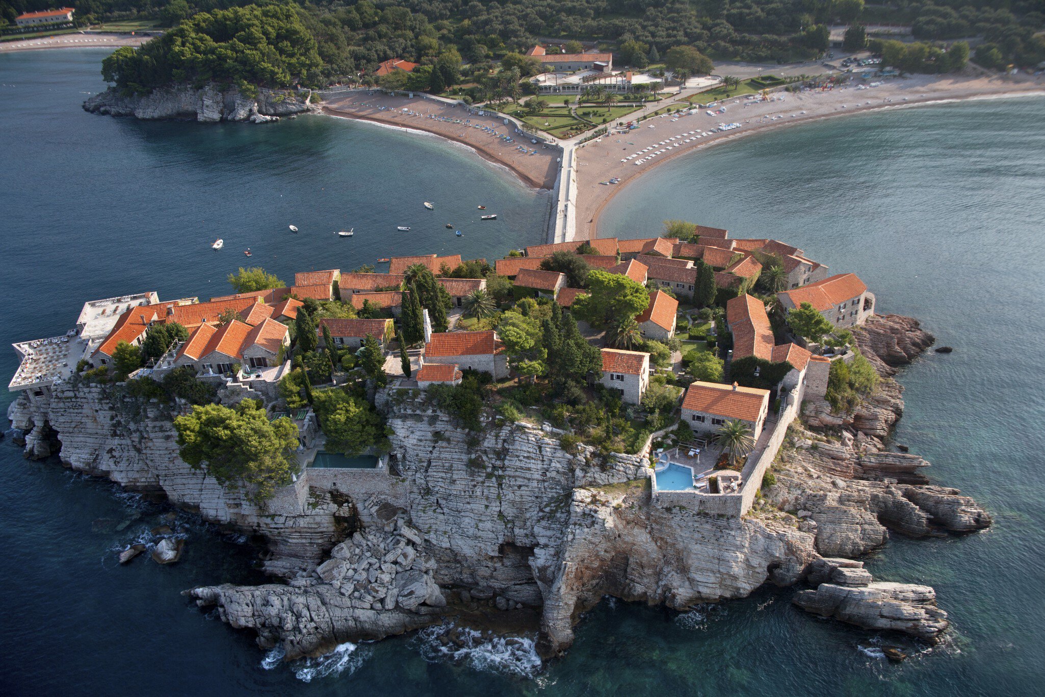Sveti Stefan, island resort, Montenegro