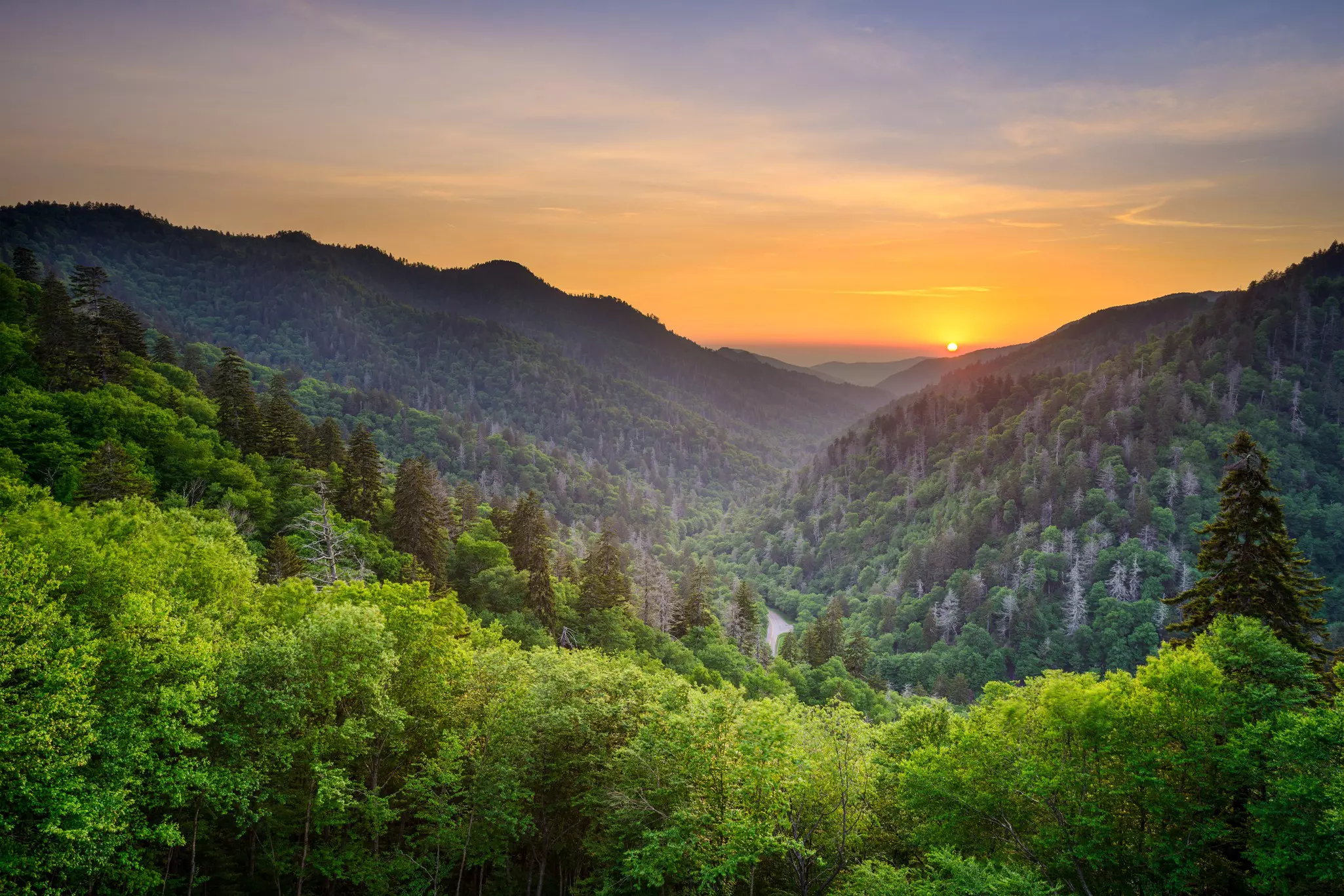 Gatlinburg, Tennessee, is the gateway to the Great Smoky Mountains © Sean Pavone/Getty Images