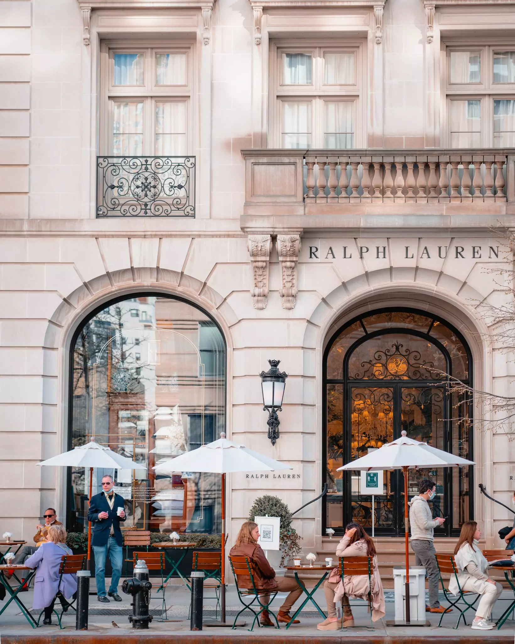 Ralph's Coffee at the Ralph Lauren store on Madison Avenue on NYC's Upper East Side