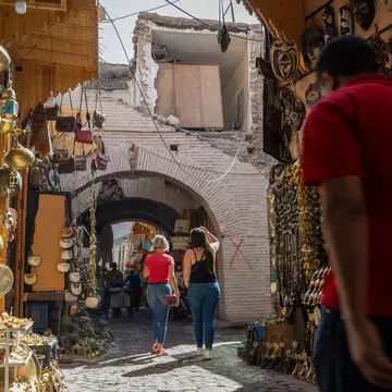 While parts of Morocco were heavily damaged by the earthquake, the country remains most open to visitors © Alexi Rosenfeld / Getty Images