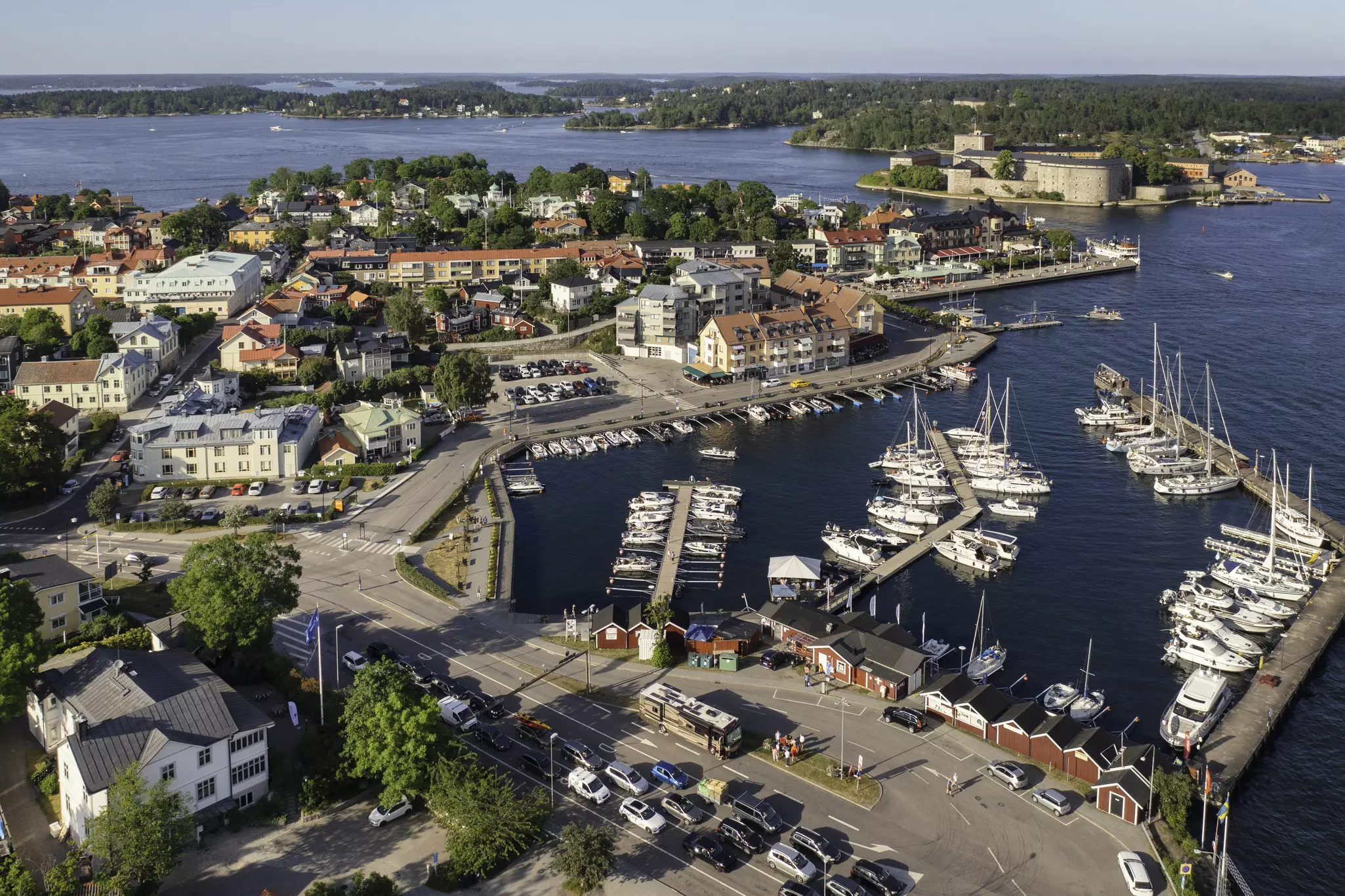 Aerial view of Stockholm