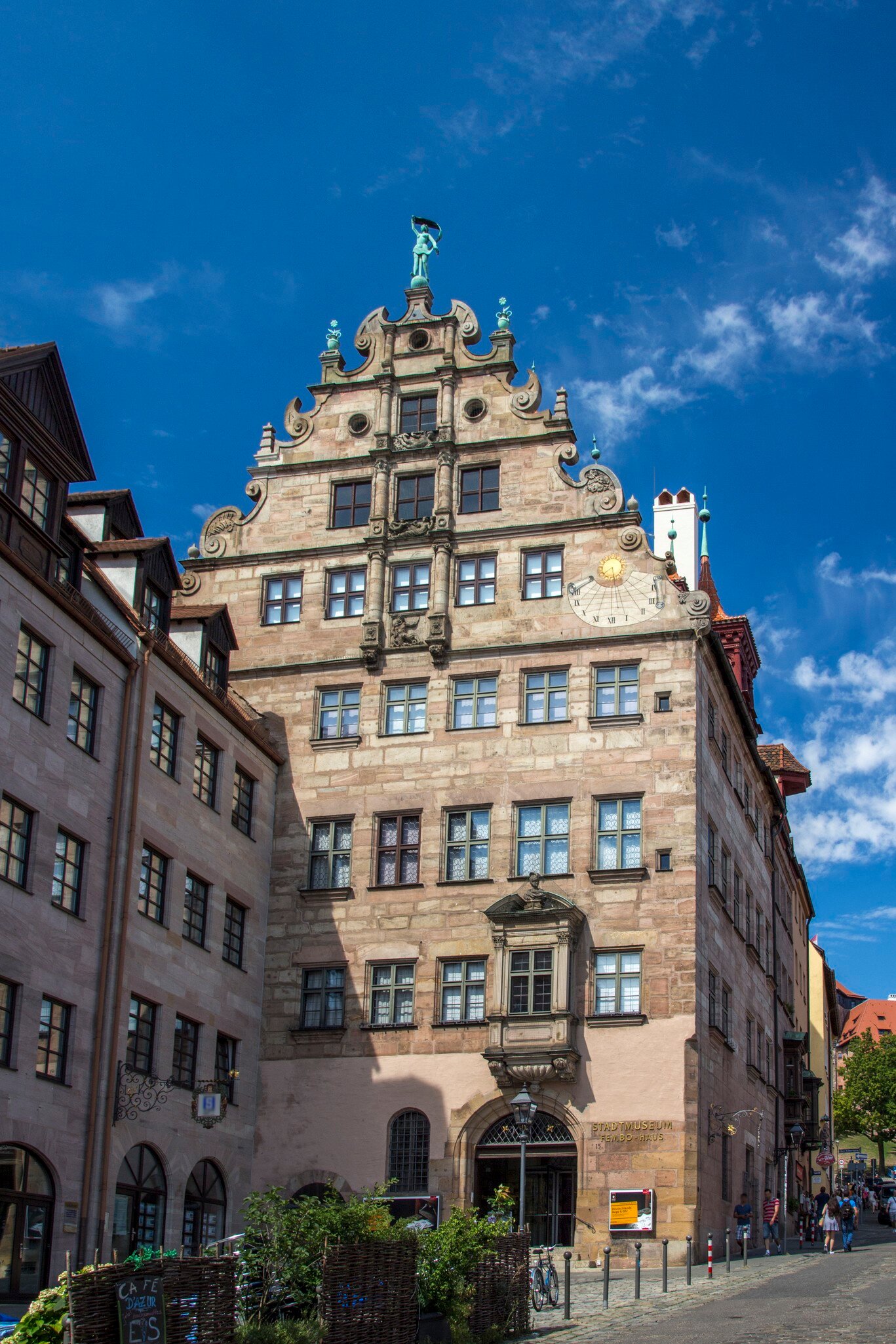 The large late Renaissance merchant's house called Fembohaus and municipal museum of Nuremberg, Germany.