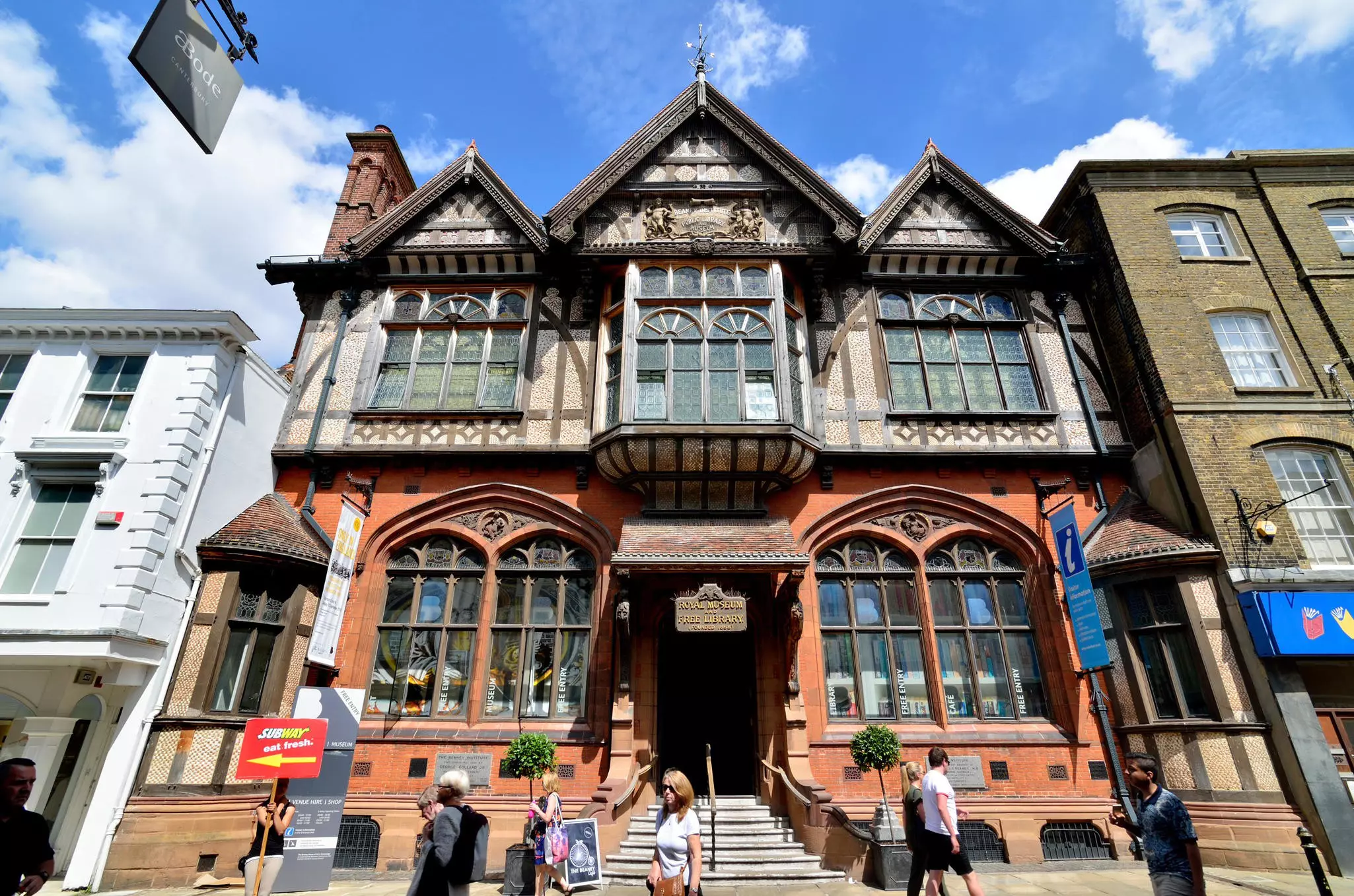 Beaney House of Art and Knowledge - Royal Museum and Free Library at 18 High Street.