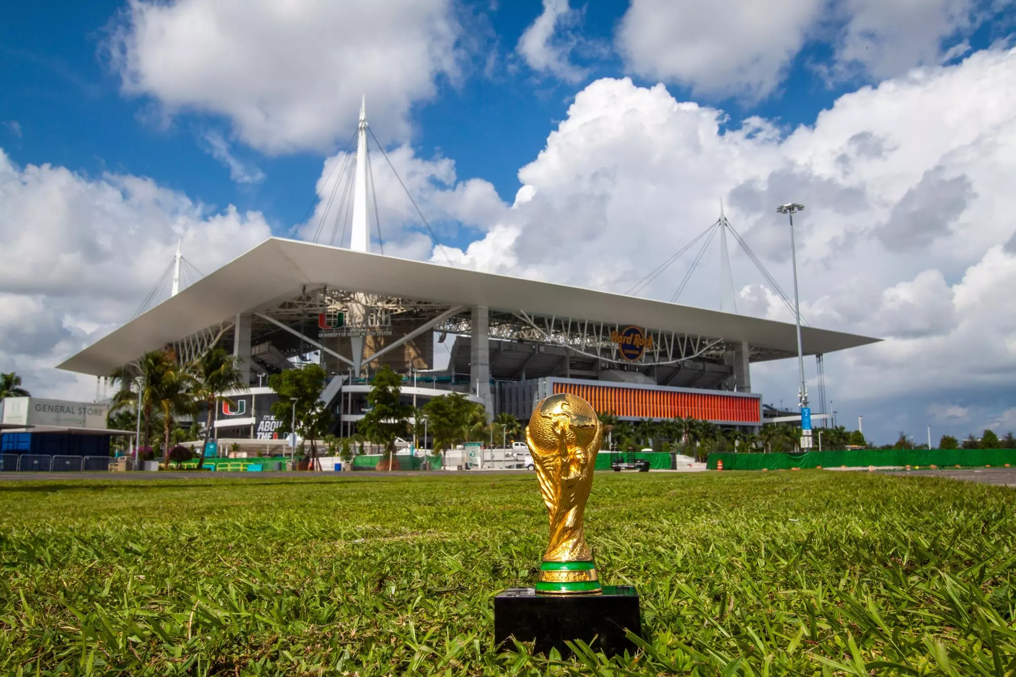 Miami's Hard Rock Stadium, one of the host venues for the FIFA World Cup 2026. Paparacy/Shutterstock
