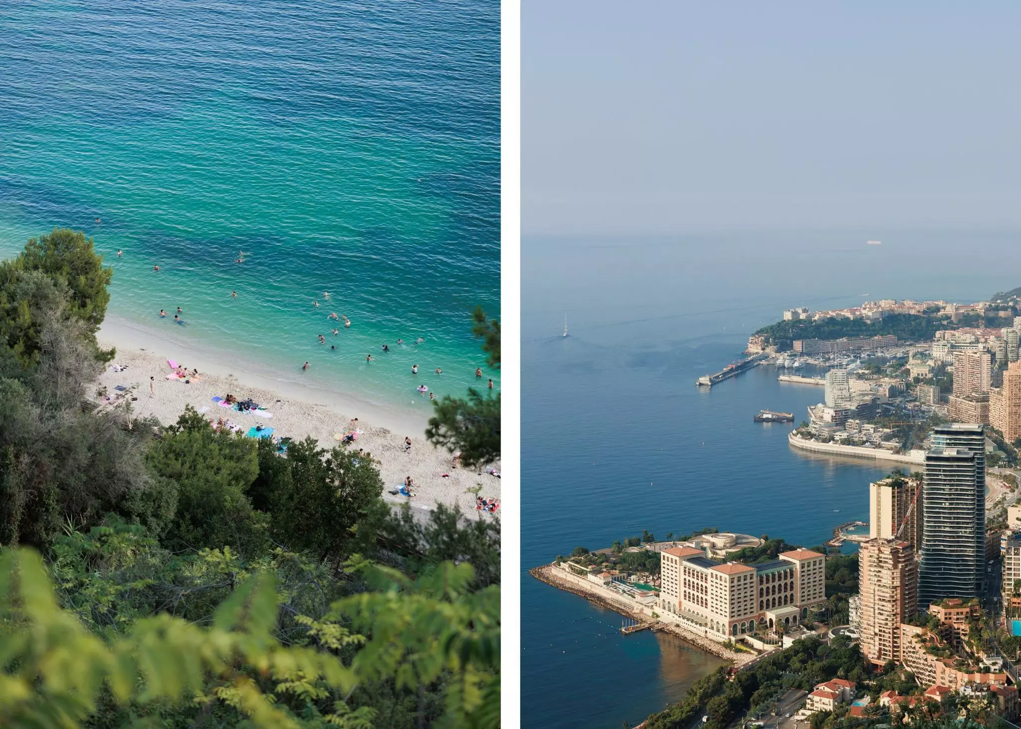 France EV road trips Cote d'Azur - 1
Best EV road trips in Frence diptych

1. Shoreline views from the Moyenne Corniche. 2. Monaco. Violette Franchi for Lonely Planet (2)