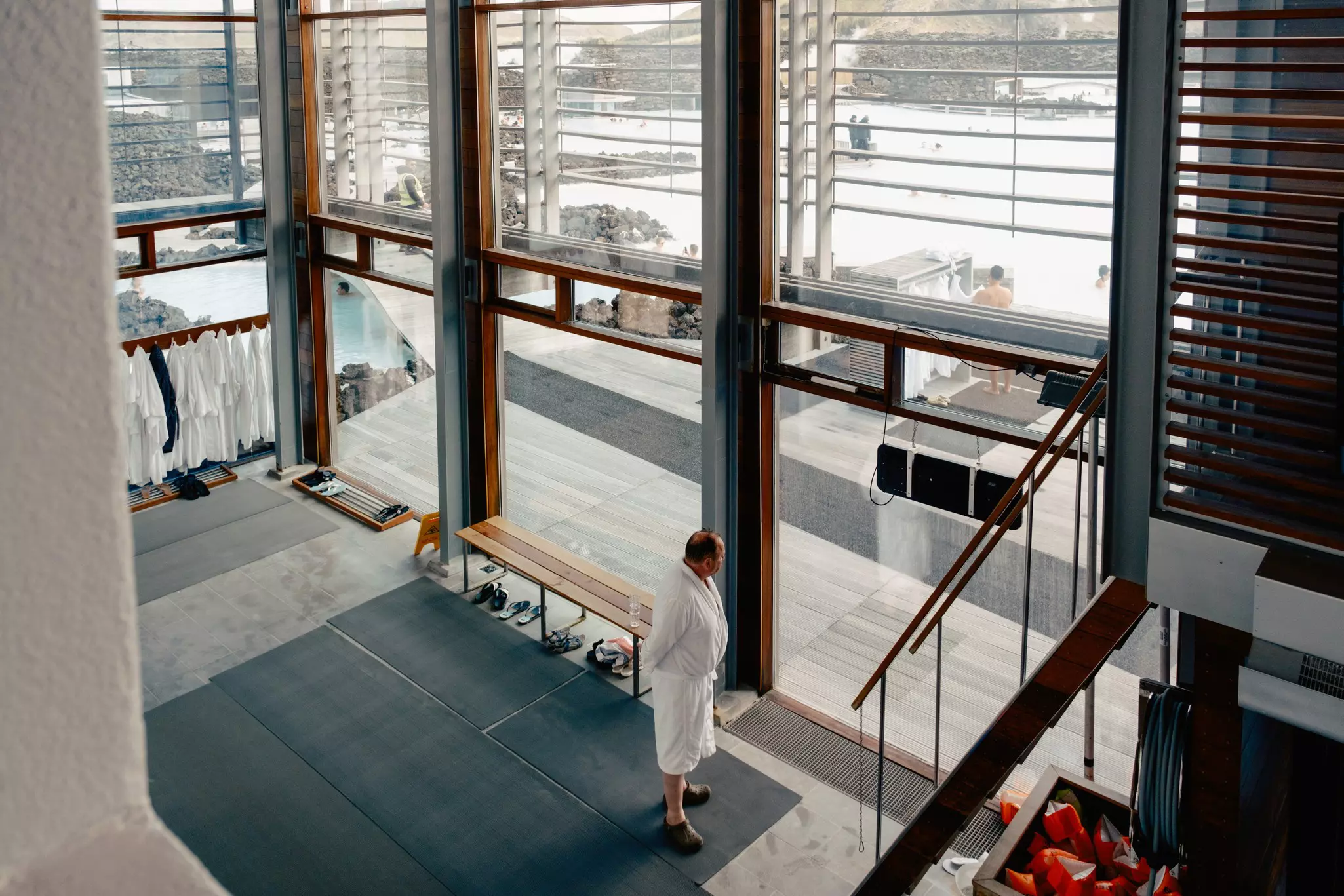Interior of the Blue Lagoon common area