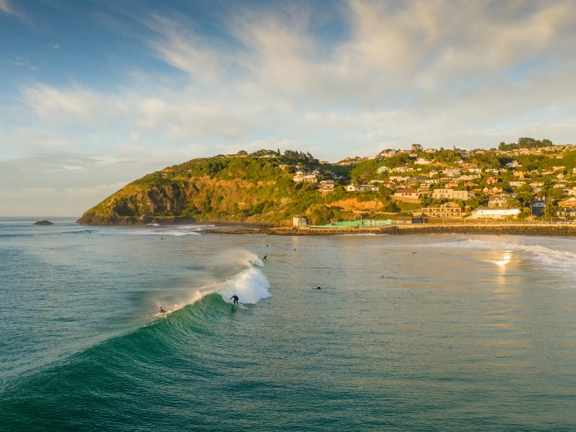 Morning in St Clair Dunedin, New Zealand