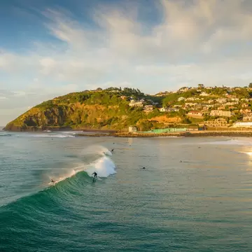 Morning in St Clair Dunedin, New Zealand
