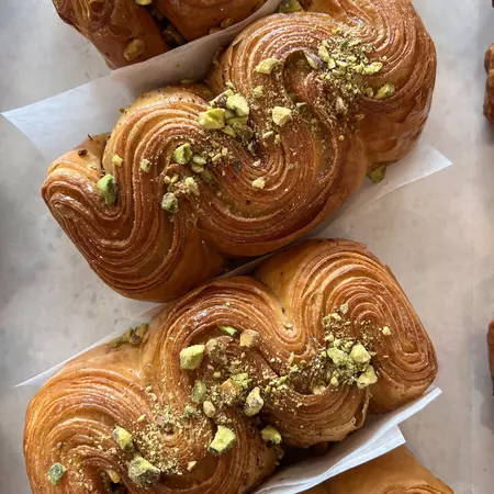Pistachio baklava from Koffeteria