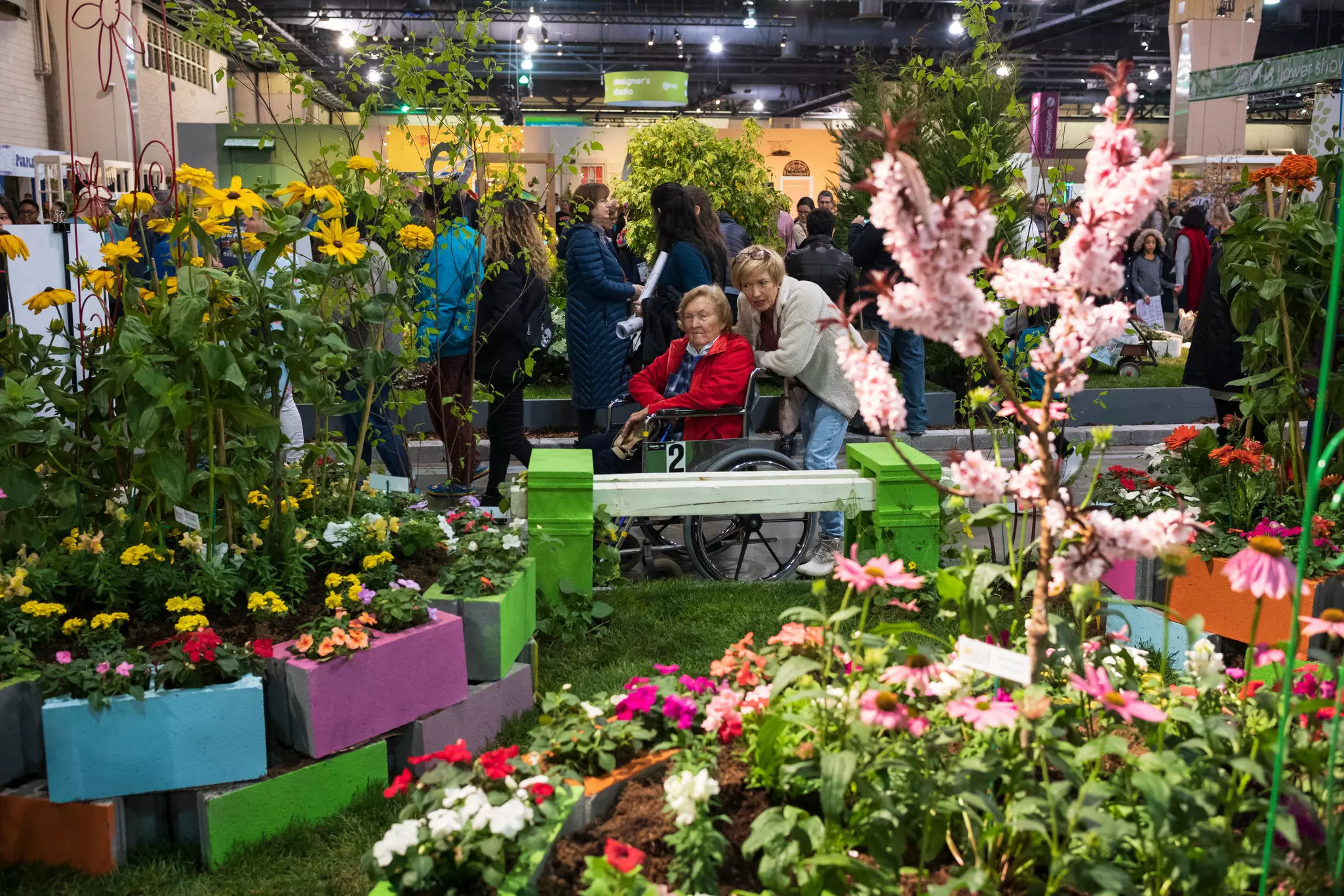 The 2019 PHS Philadelphia Flower Show, 'Flower Power,' paying tribute to the enormous impact of flowers on our lives, held at the Pennsylvania Convention Center.