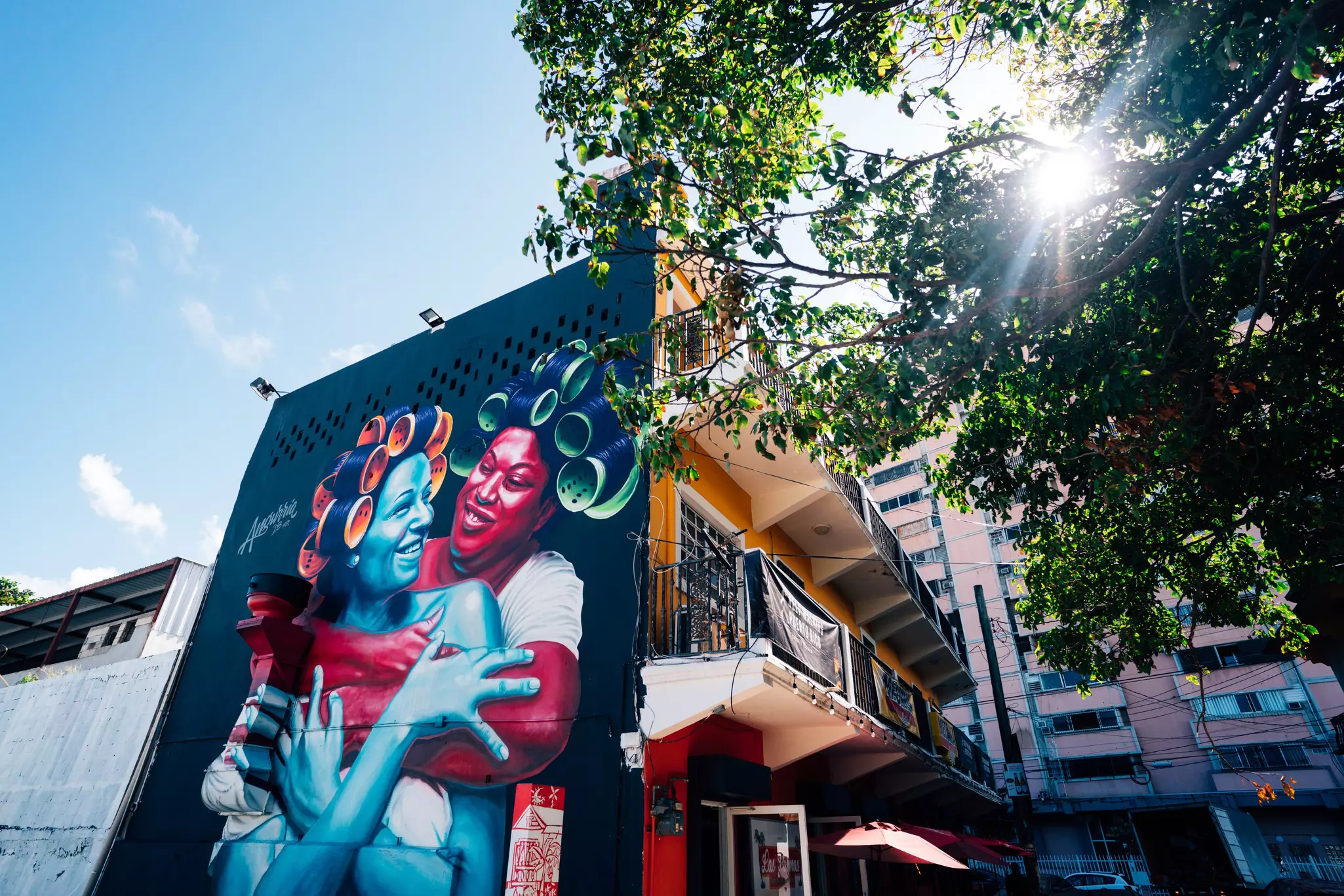 Murals in the Santurce neighborhood of San Juan, Puerto Rico