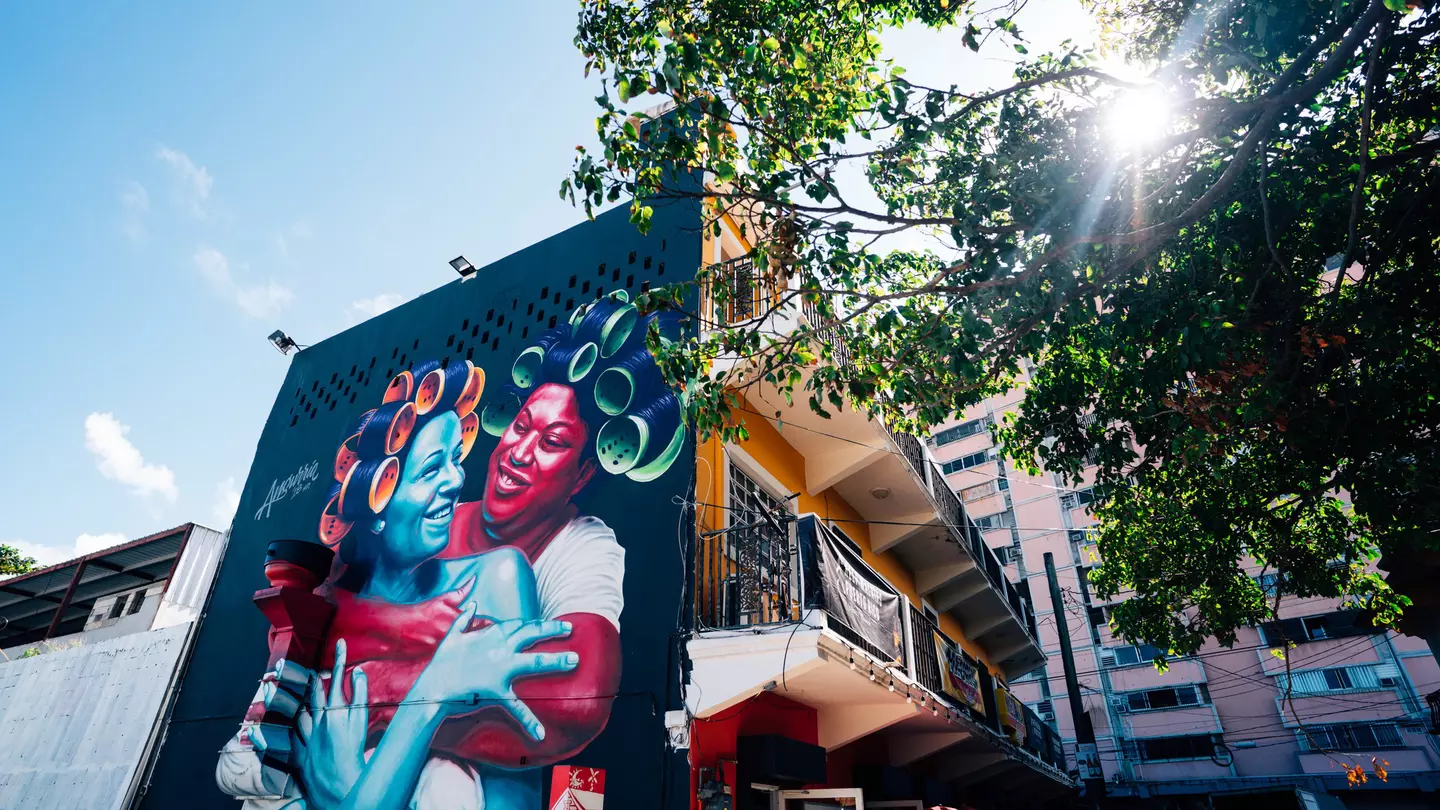 Murals in the Santurce neighborhood of San Juan, Puerto Rico