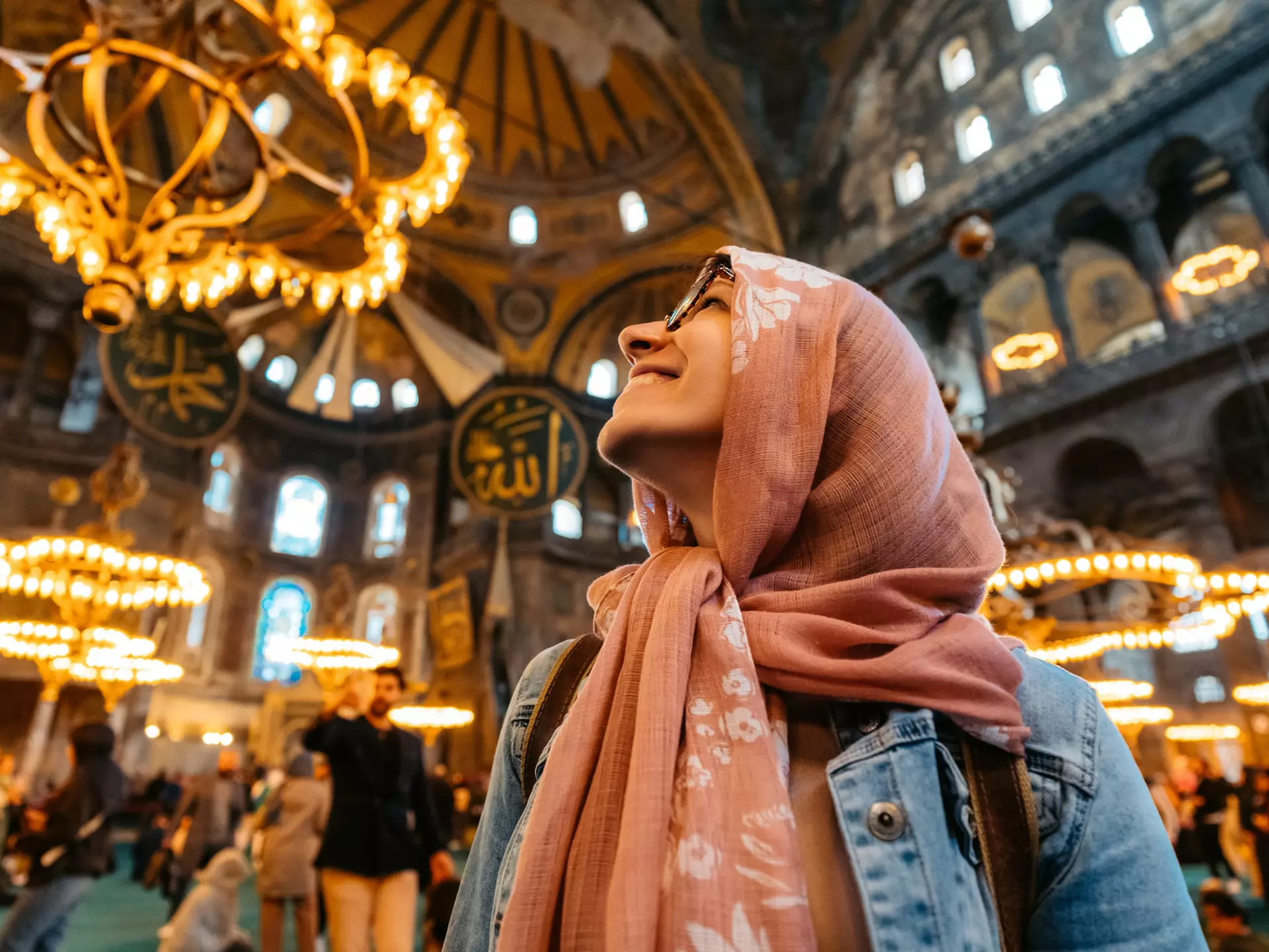As a working mosque, only Muslims have access to the main downstairs area in Hagia Sophia, İstanbul © urbazon / Getty Images