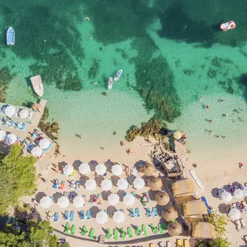Albanian beaches range from the packed (like Ksamil, pictured) to the near-empty. Iurii Dzivinskyi/Shutterstock