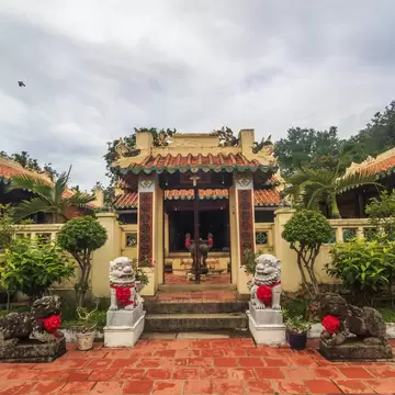 View of the Mac Cuu Family Tombs in Ha Tien, Vietnam.