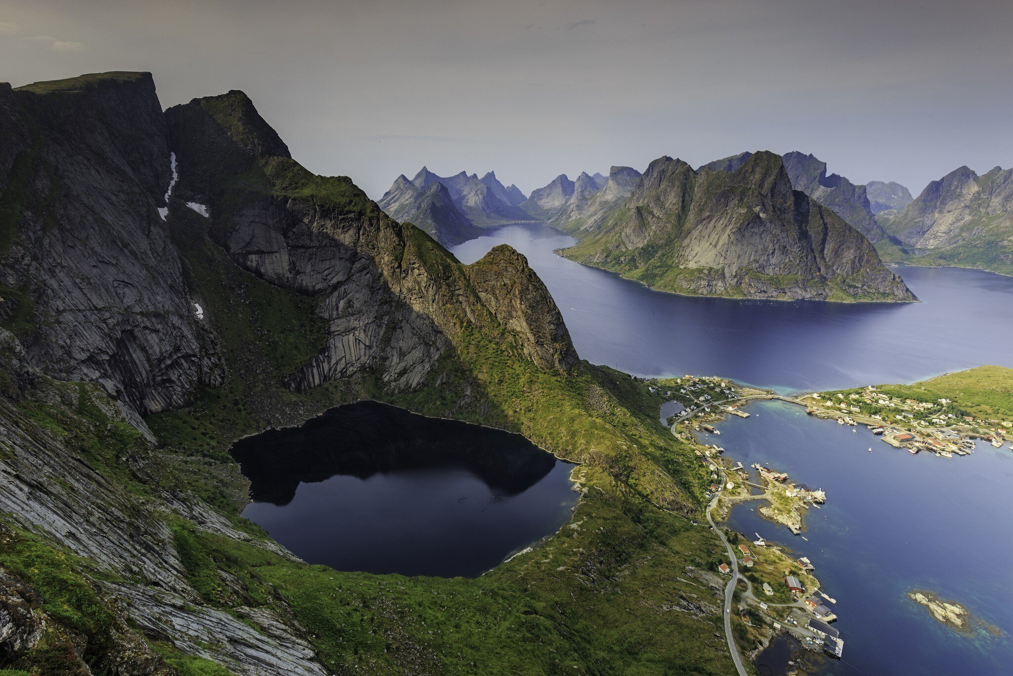 Fjordal landscape.