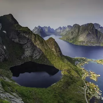 Fjordal landscape.