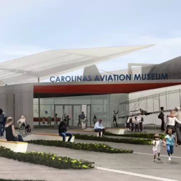 Rendering of the new facility, now the Sullenberger Aviation Museum, set to open in 2024.