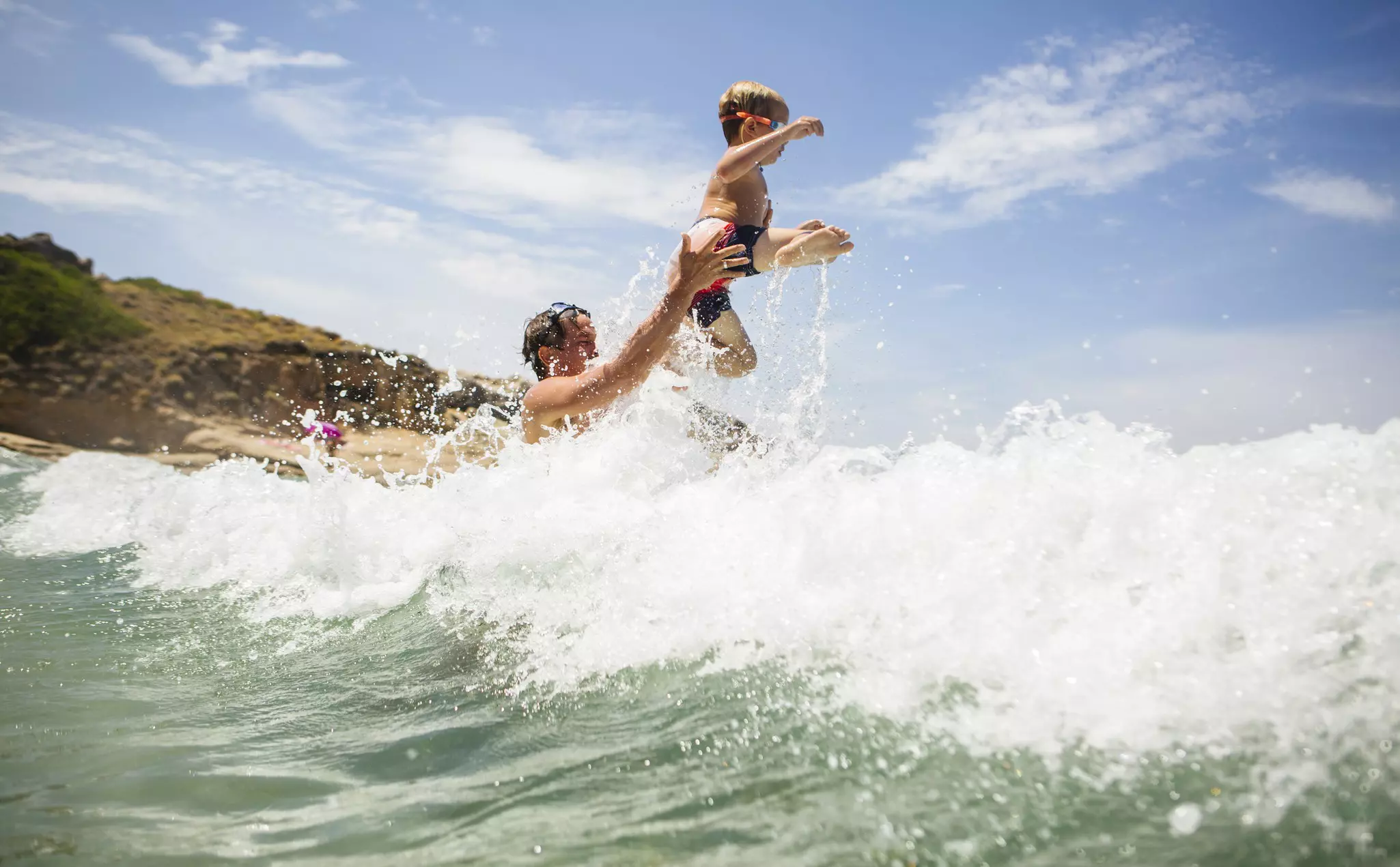 The calm shallow water at Calvi beach is perfect for little swimmers © Getty Images / Image Source