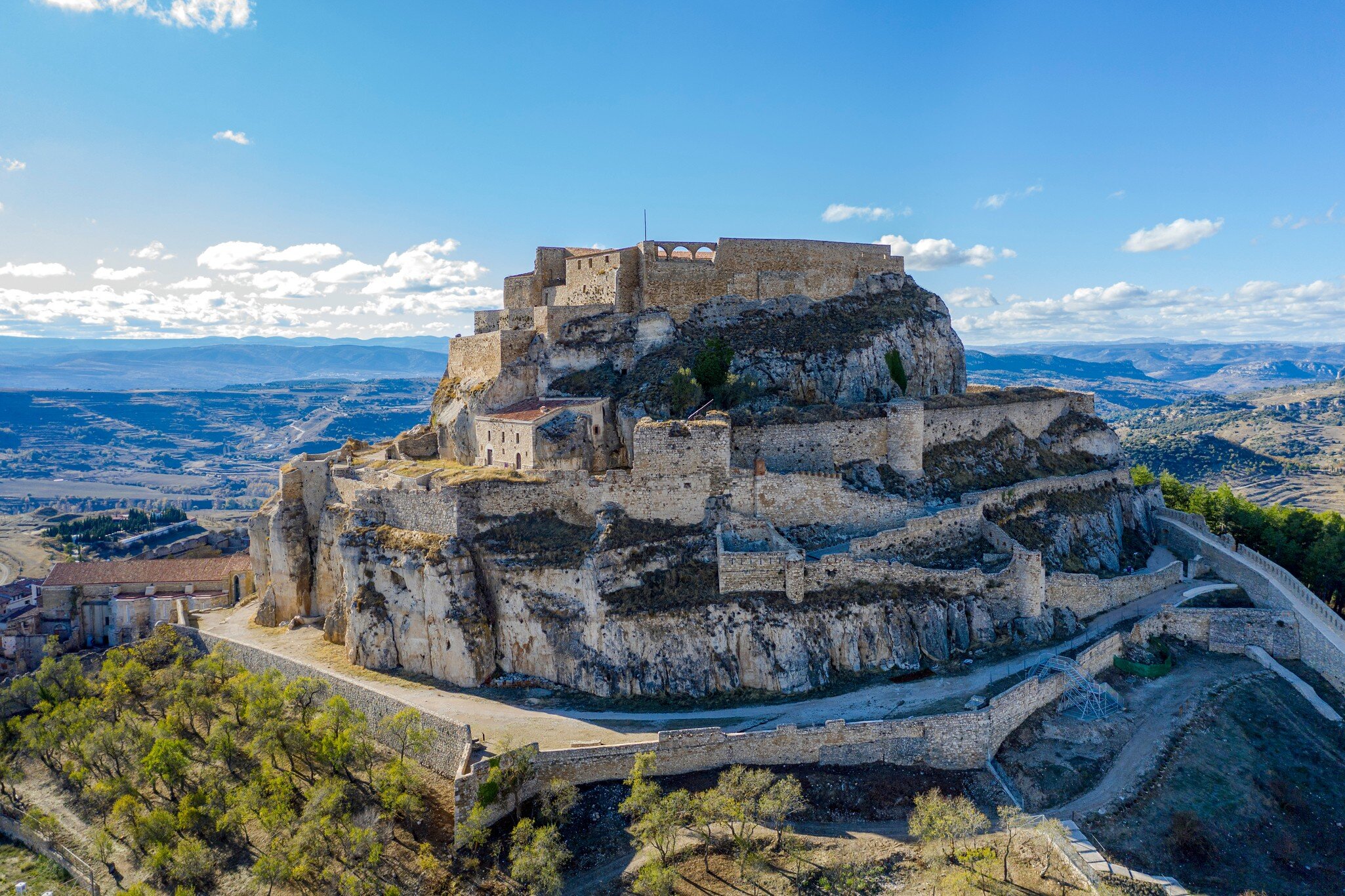 Castle of Morella, the province of Castellon, Spain., Maestrazgo in Valencia, Spain; Shutterstock ID 1854097207;