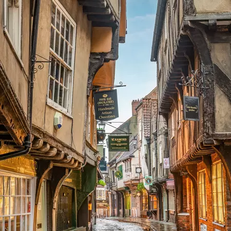 The Shambles is a historic street in York. 