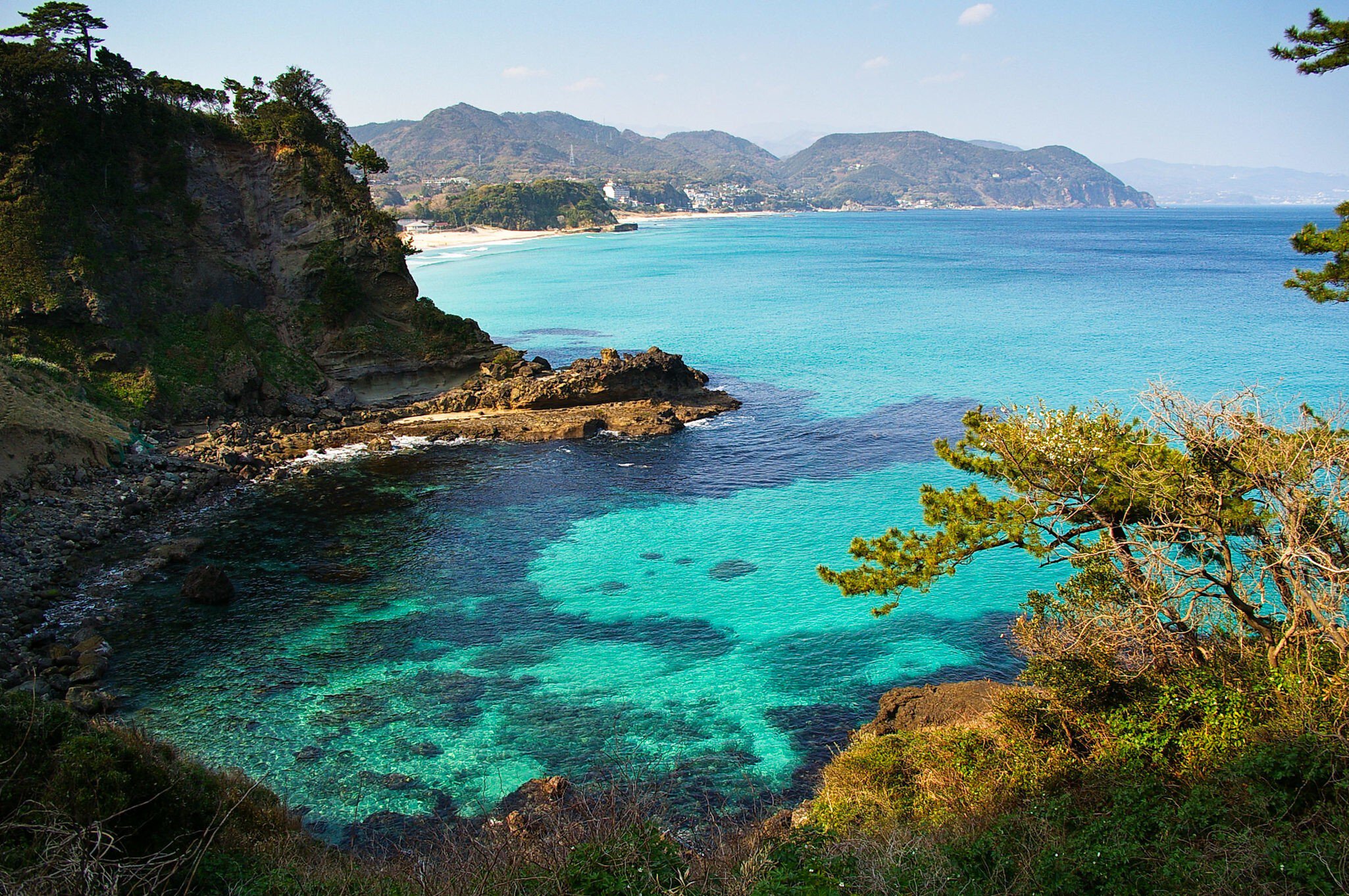 The Izu Peninsula is only a short journey away from Tokyo. Ippei Naoi / Getty Images
