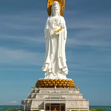 The Monument Guanyin of the South Sea of Sanya in China