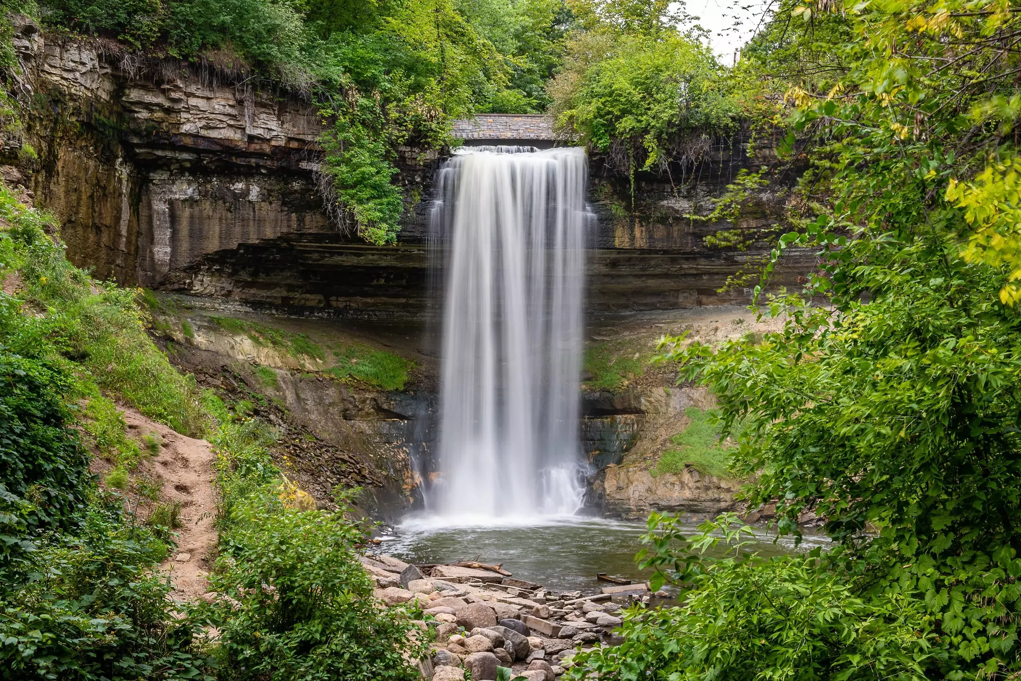 Minnehaha Falls in Minneapolis, Minnesota