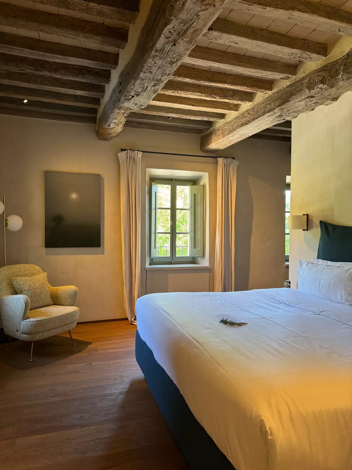 Bedroom at Vocabolo Moscatelli hotel in Umbria
The ultimate wedding and honeymoon in Italy
Melissa Killian/Lonely Planet