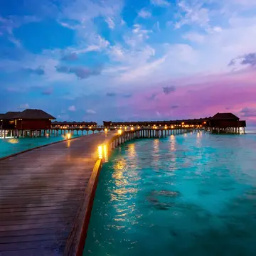 Oversea resort huts at end of long jetty, Maldives
500px Photo ID: 122032123
Maldives, beach, beautiful, beauty, blue, bridge, clouds, evening, light, ocean, resort, sea, seascape, sky, summer, sunset, travel, tropical, water
