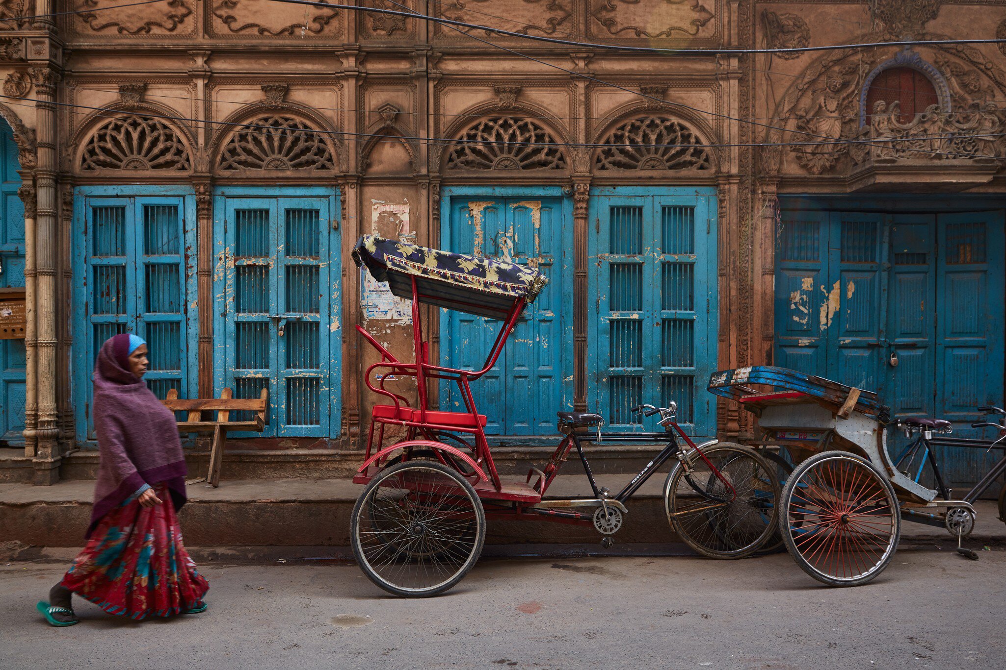 A beautiful street in the Chandni Chowk area, one of the oldest ones in Delhi.
