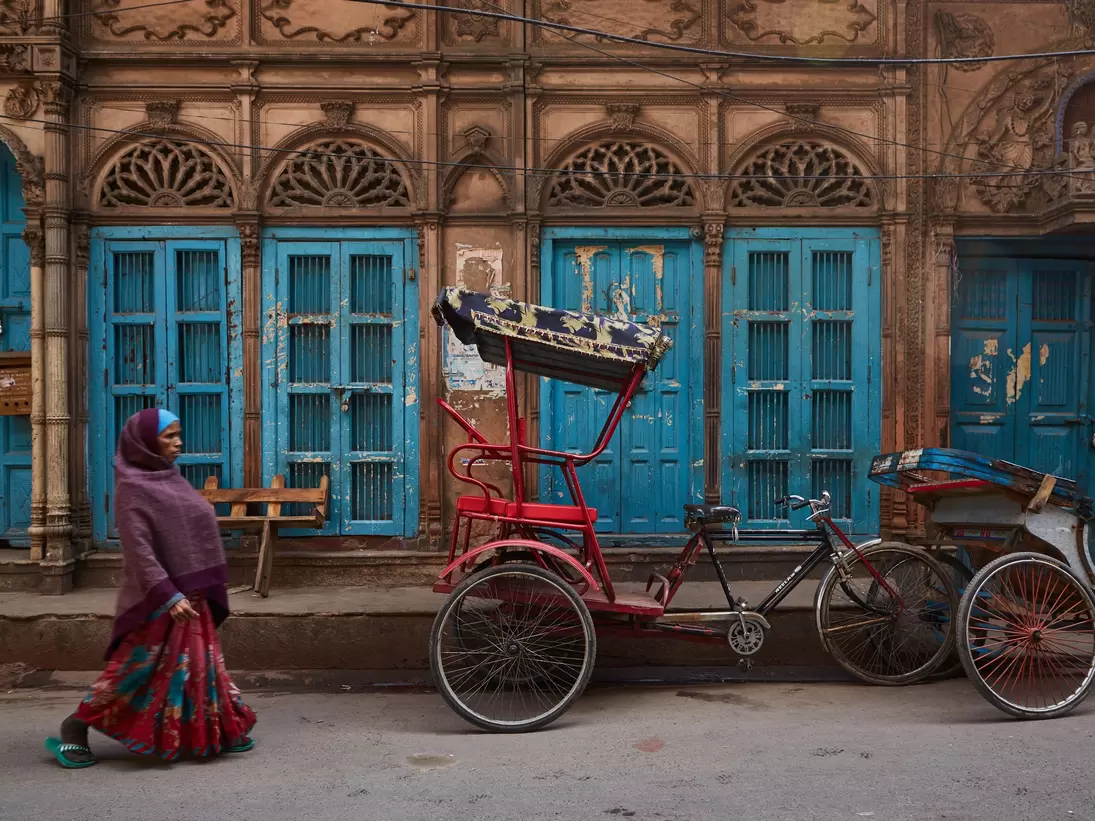 A beautiful street in the Chandni Chowk area, one of the oldest ones in Delhi.