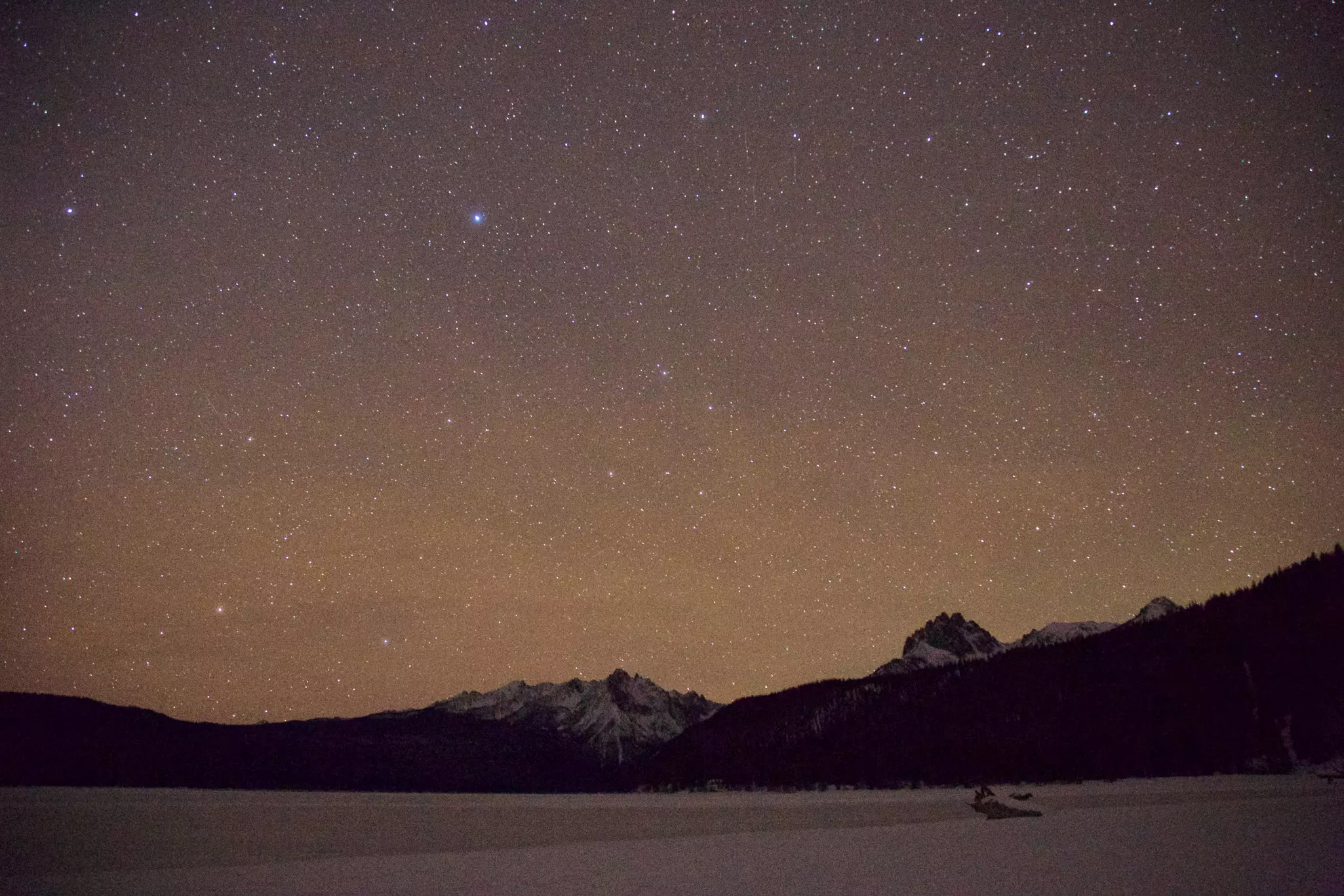 539140615
Clear Sky, Astronomy, Wilderness Area, Redfish Lake, Sawtooth Mountains, Sun Valley - Idaho, Idaho, Night, Winter, Star - Space, Sky, Snow
Clear Idaho sky filled with stars