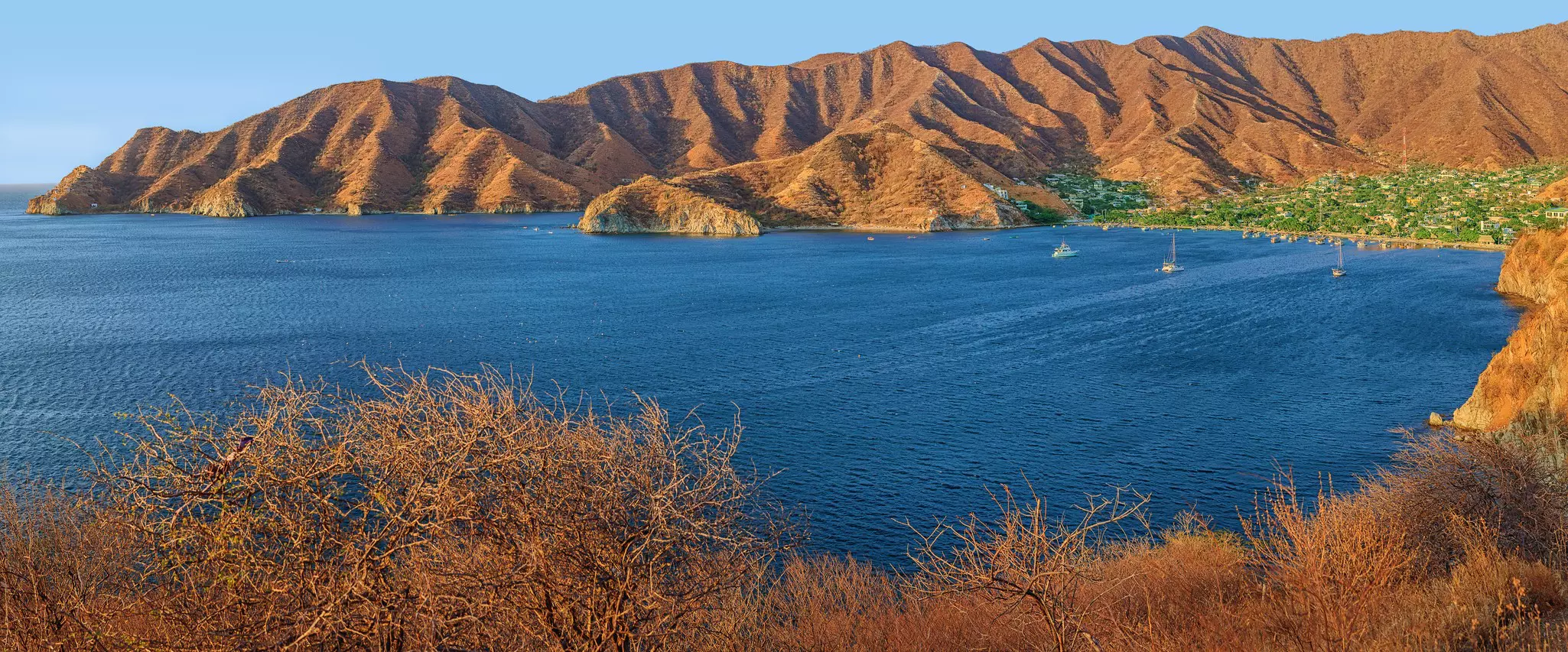 The town of Taganga on the Caribbean coast is one of the world's most affordable places to learn to dive. Anna Gibiskys / 500px