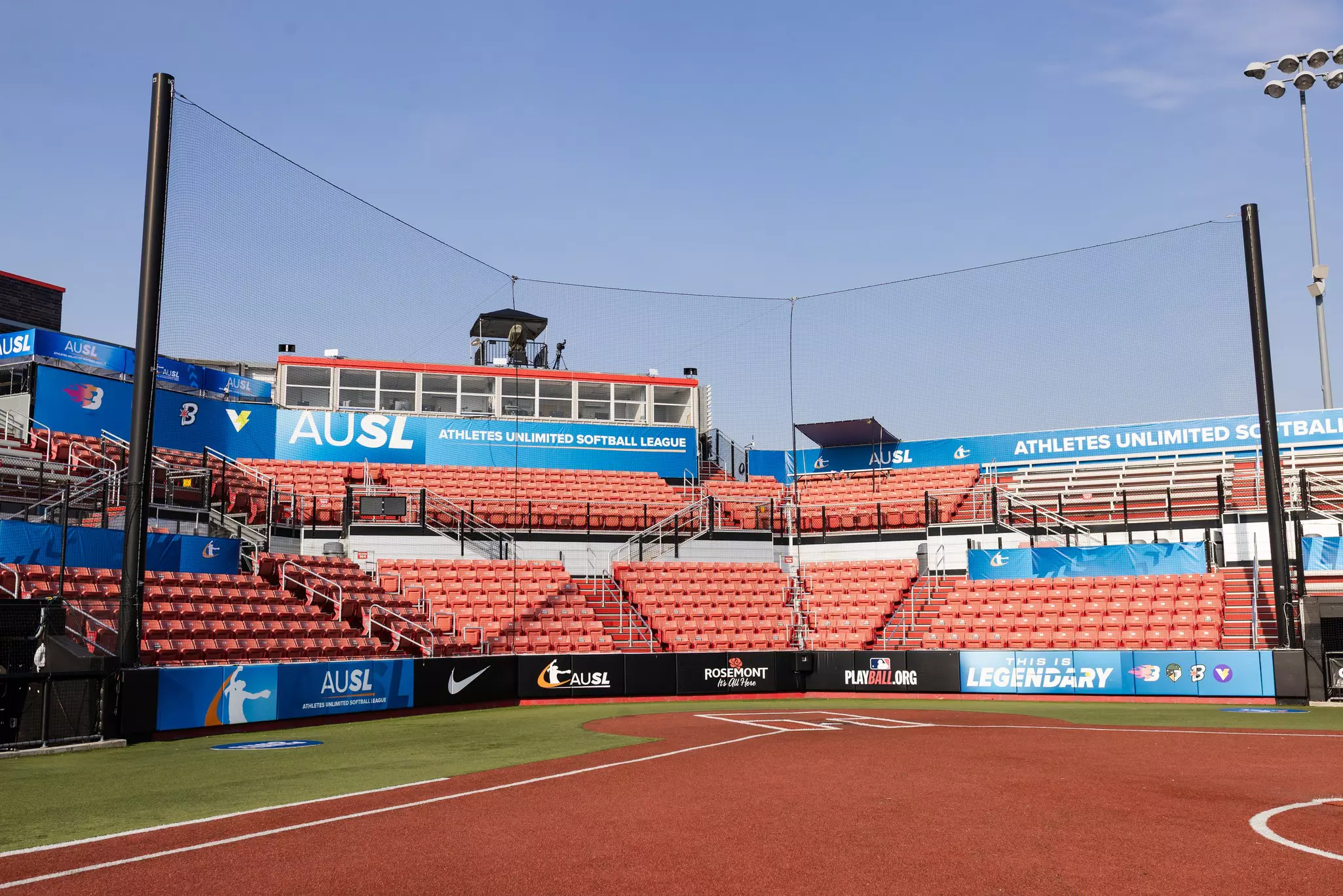 Opening day inside the stadium at the Chicago Bandits game. 