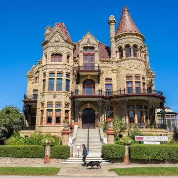 Bishop's Palace in Galveston, located in the East End Historic District.